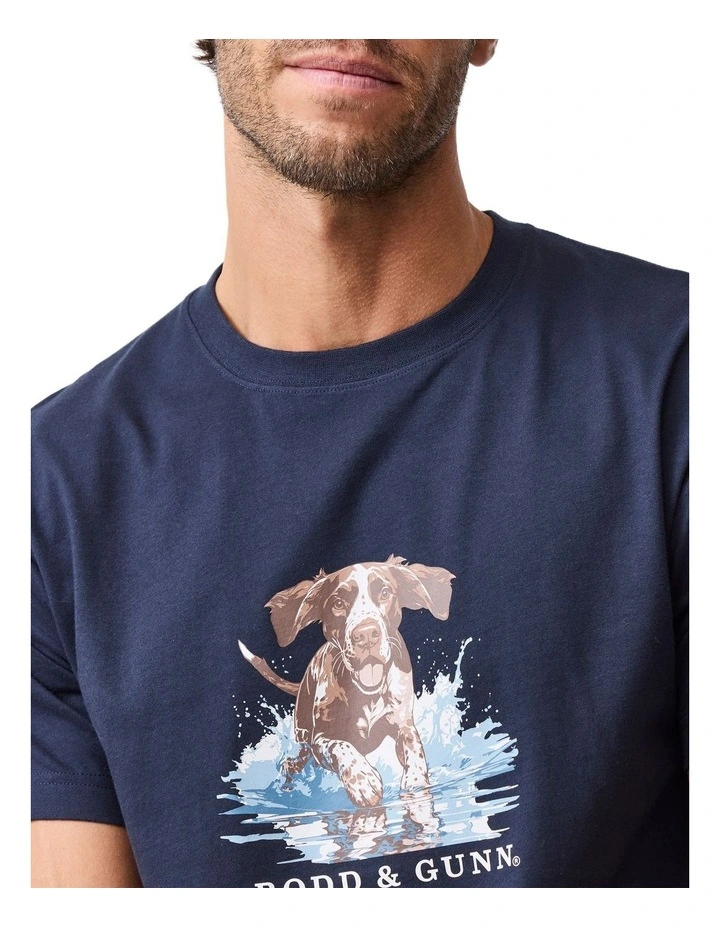 Gunners Track T-shirt in Midnight image 6