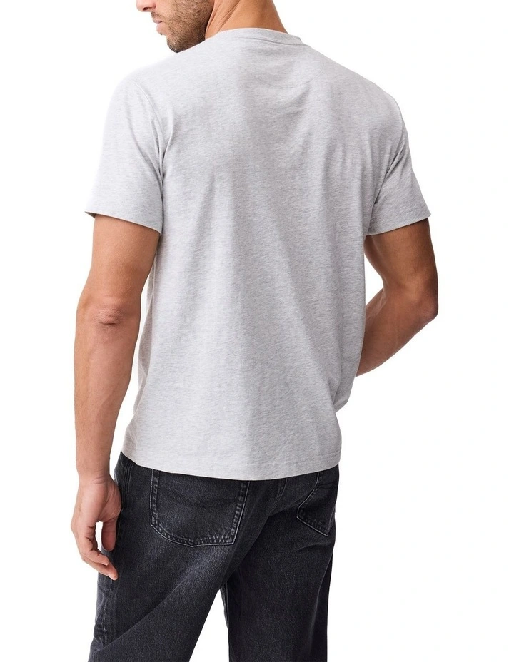 Gunners Track T-shirt in Pebble image 3