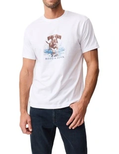 Gunners Track T-shirt in Snow