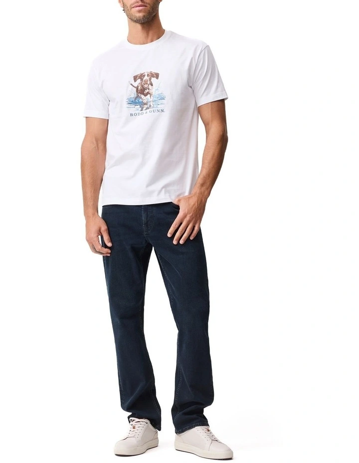 Gunners Track T-shirt in Snow image 2