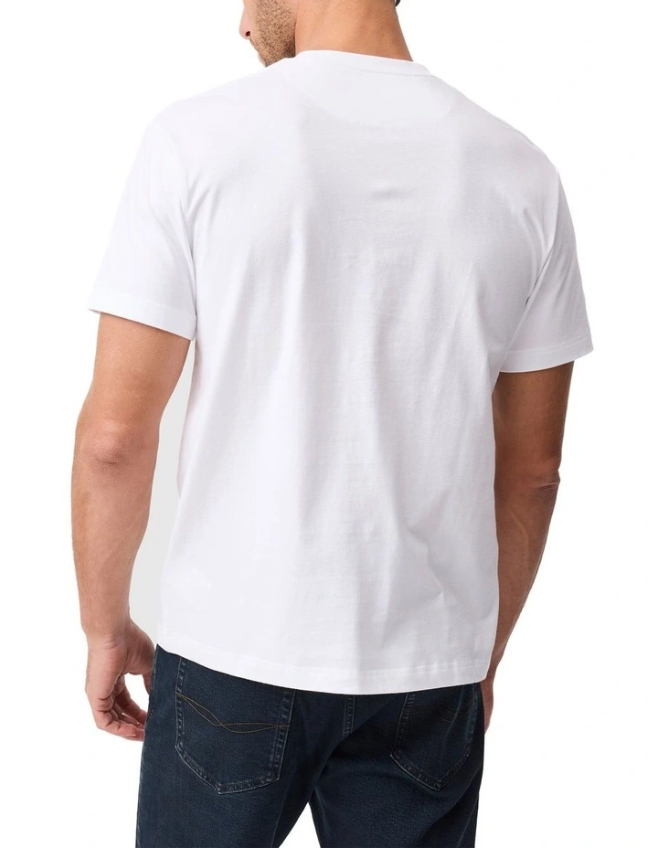 Gunners Track T-shirt in Snow image 3