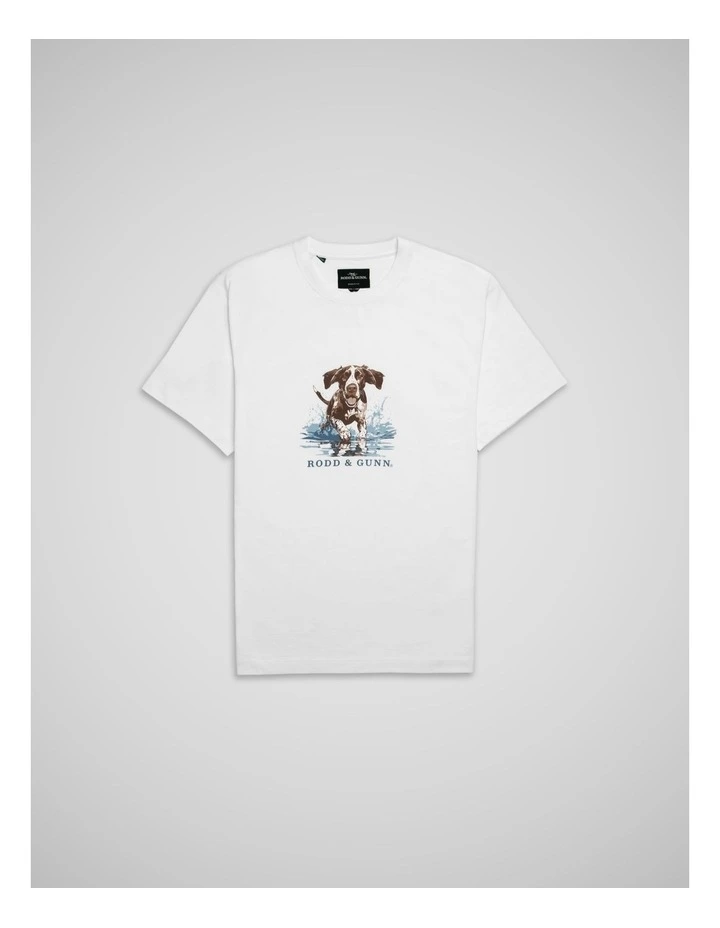 Gunners Track T-shirt in Snow image 4
