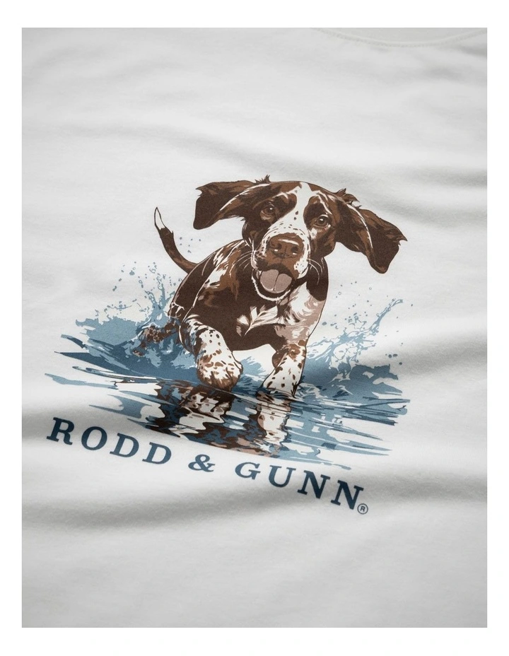 Gunners Track T-shirt in Snow image 5