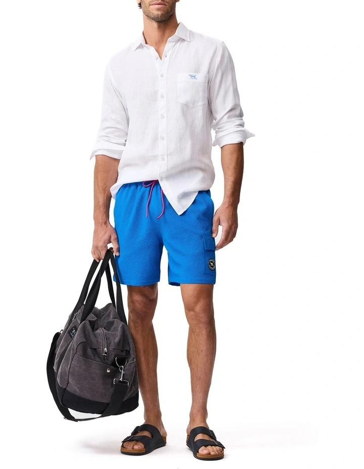 Winterton River Swim Short  in Cobalt image 2