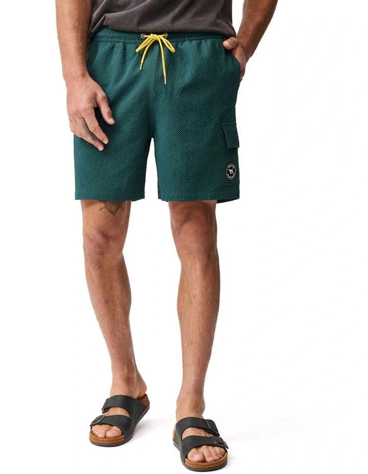 Winterton River Swim Short in Teal image 1