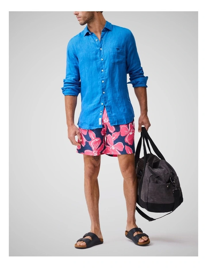 Broadford Swim Short in Fuchsia image 2