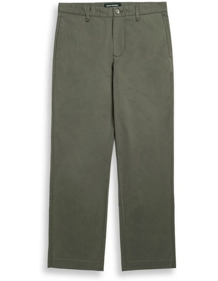 Glenham Relaxed Pant in Light Olive image 6