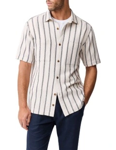 Melford Short Sleeve Shirt in Ink