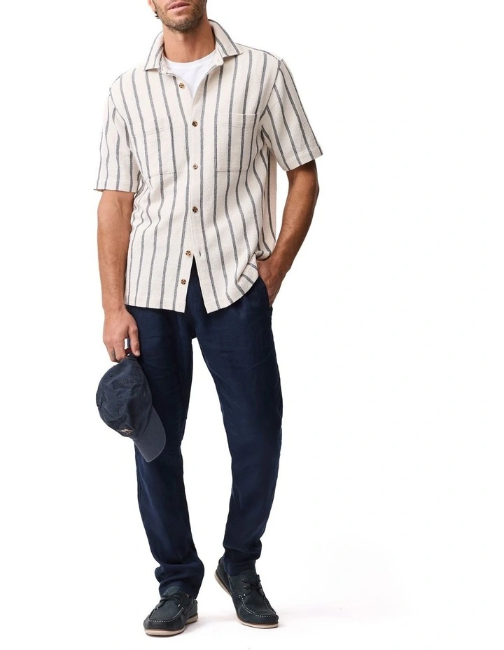 Melford Short Sleeve Shirt in Ink image 2