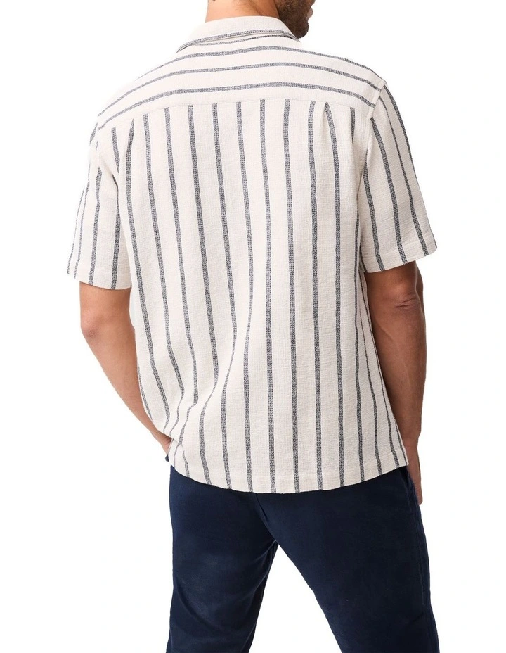 Melford Short Sleeve Shirt in Ink image 3