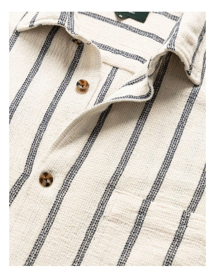 Melford Short Sleeve Shirt in Ink image 5