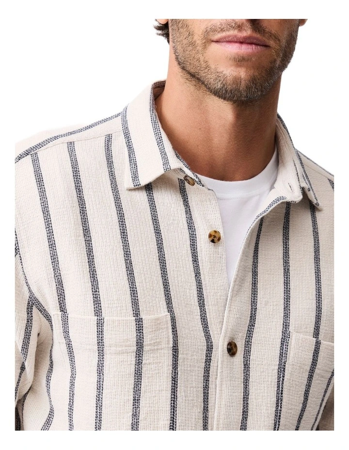 Melford Short Sleeve Shirt in Ink image 6