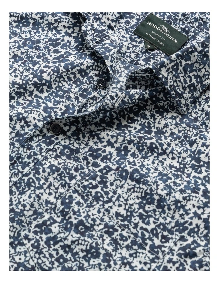 South Hampton Short Sleeve Sports Fit Shirt in Ink image 5