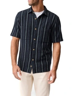 Harley Short Sleeve Shirt in Midnight