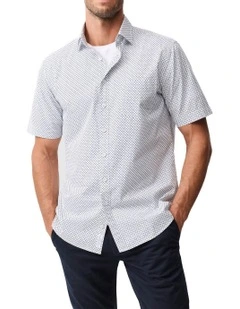 Fourviews Short Sleeve Shirt in Porcelain