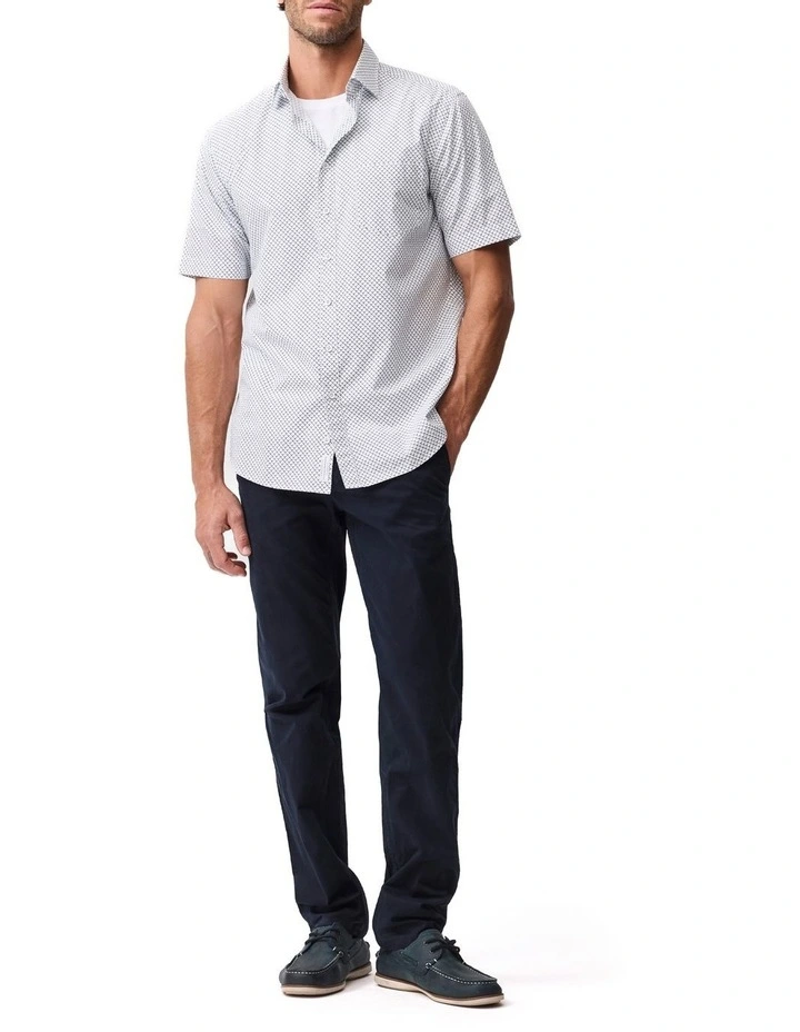 Fourviews Short Sleeve Shirt in Porcelain image 2