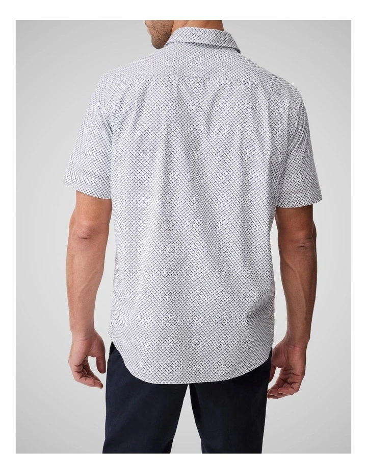 Fourviews Short Sleeve Shirt in Porcelain image 3