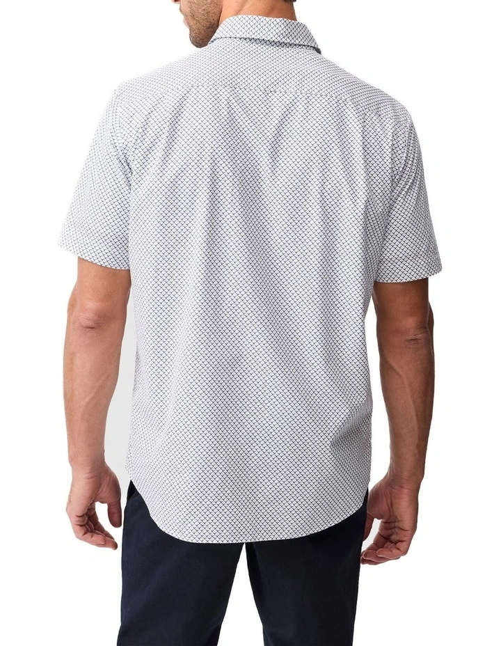 Fourviews Short Sleeve Shirt in Porcelain image 3