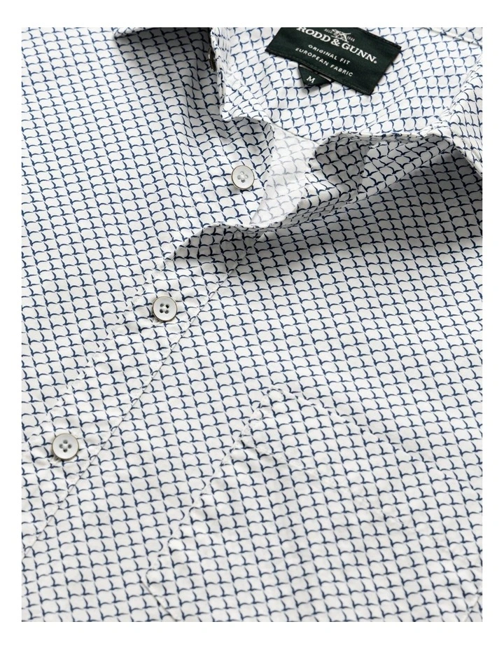 Fourviews Short Sleeve Shirt in Porcelain image 5