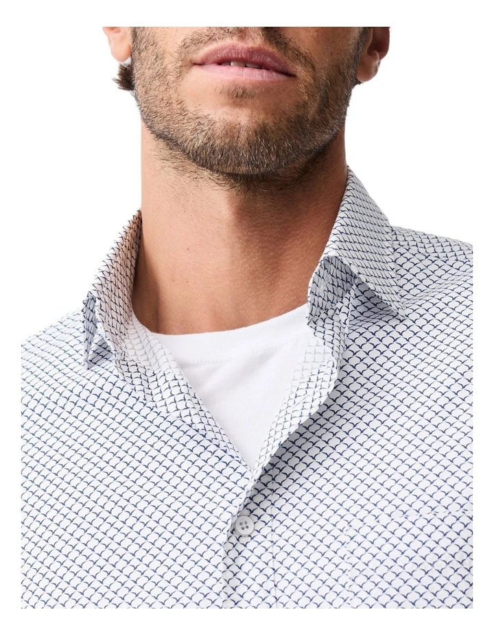 Fourviews Short Sleeve Shirt in Porcelain image 6