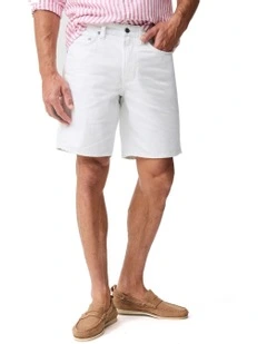 Black Point 9 Inch Short in Ecru