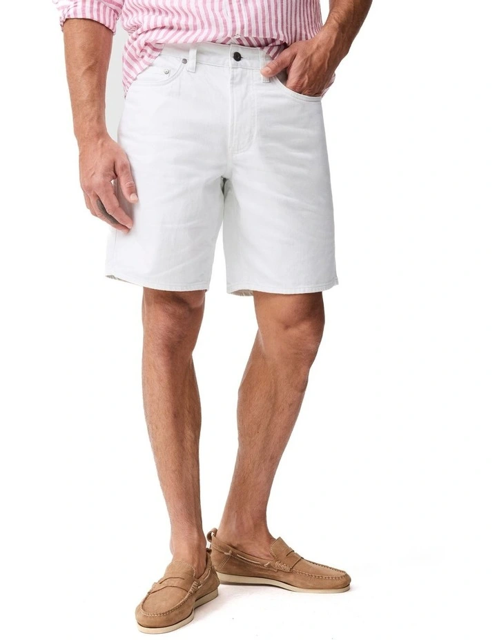 Black Point 9 Inch Short in Ecru image 1