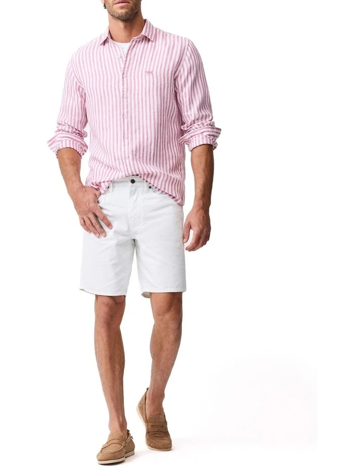 Black Point 9 Inch Short in Ecru image 2