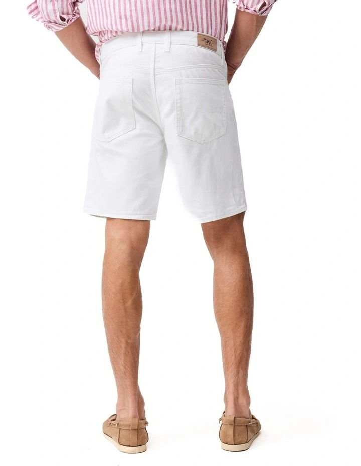 Black Point 9 Inch Short in Ecru image 3