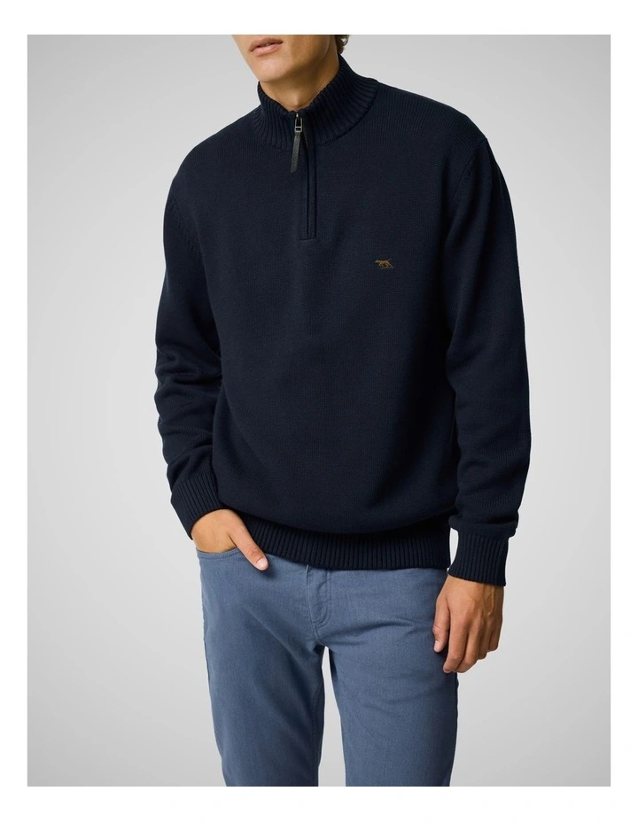 Merrick Bay Knit Sweater in Sapphire image 1