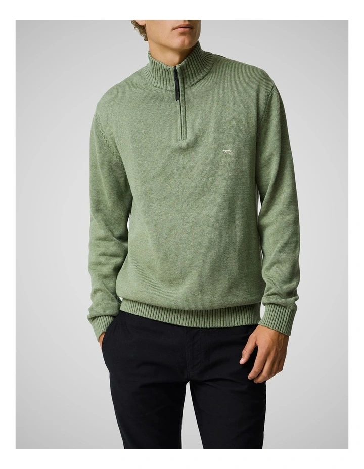 Merrick Bay Knit Sweater in Thyme image 1