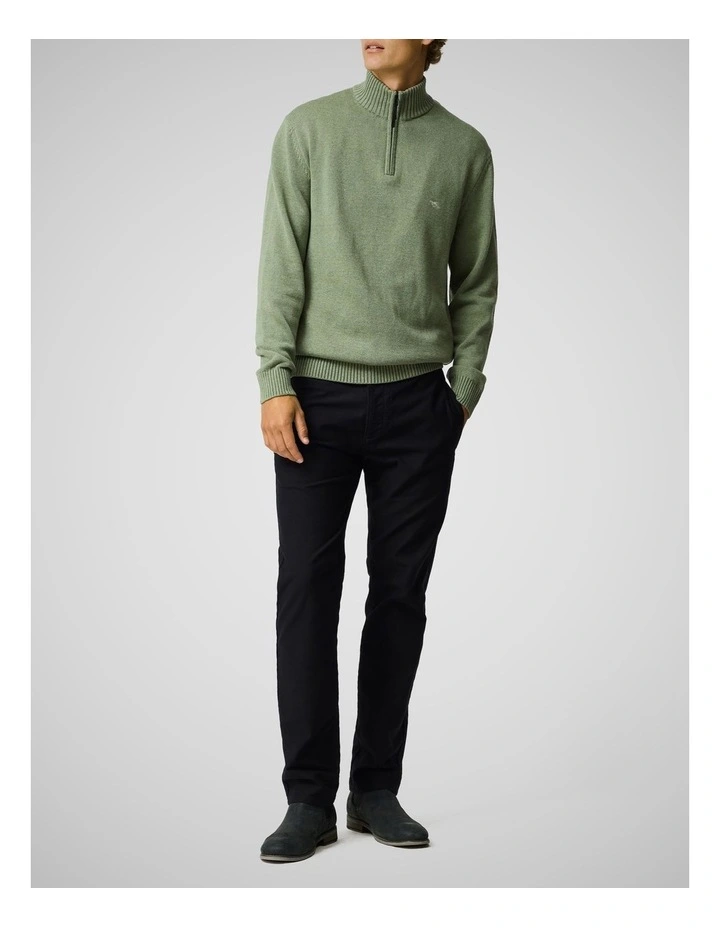 Merrick Bay Knit Sweater in Thyme image 2