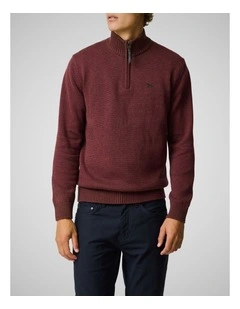 Merrick Bay Knit Sweater in Flame