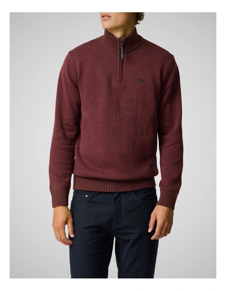 Merrick Bay Knit Sweater in Flame image 1