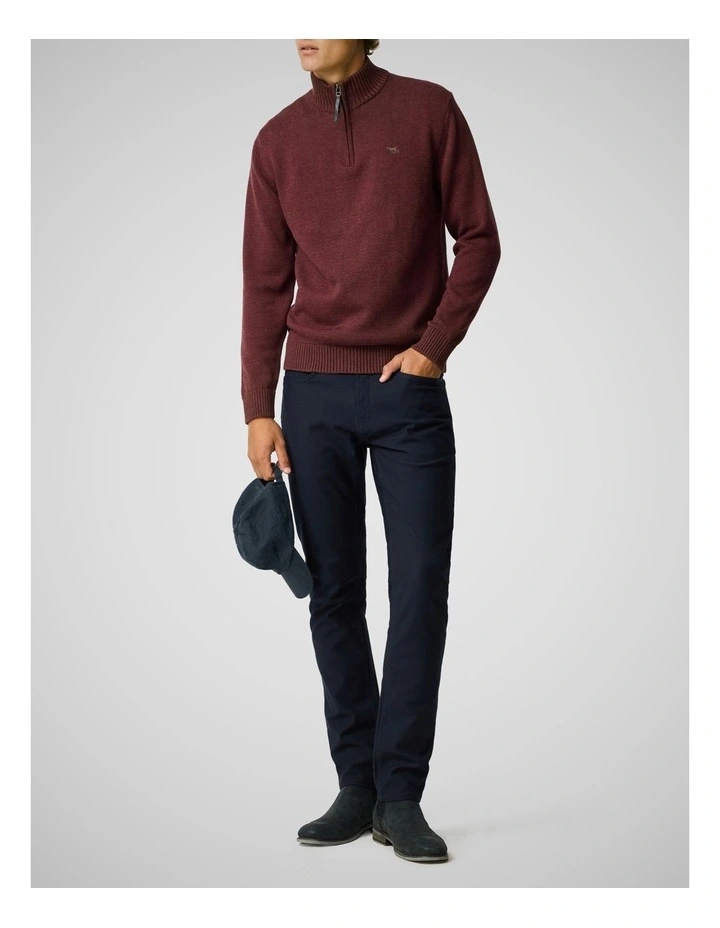 Merrick Bay Knit Sweater in Flame image 2