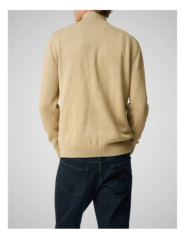Merrick Bay Knit Sweater in Barley image 3