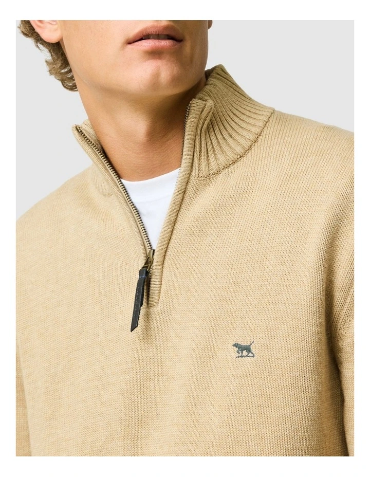 Merrick Bay Knit Sweater in Barley image 6