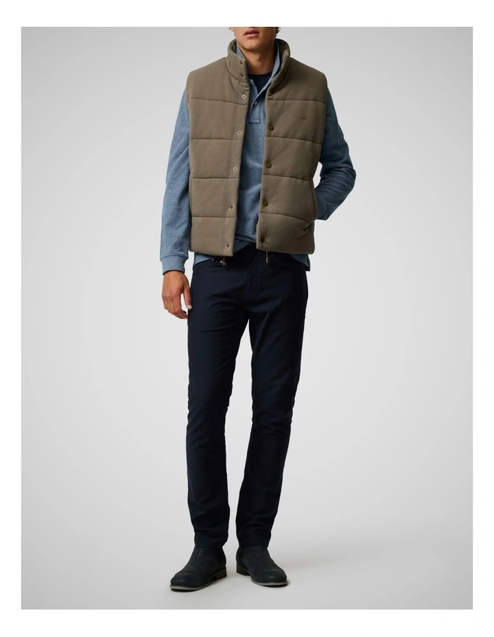 Long Sleeve Gunn Sports Fit Polo in Chambray image 2
