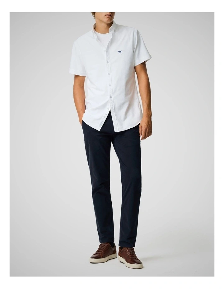 Gunn Oxford Sports Fit Shirt in Blanc image 2