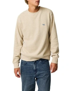 Gunn Crew Neck Sweat in Oat