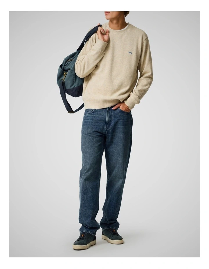 Gunn Crew Neck Sweat in Oat image 2