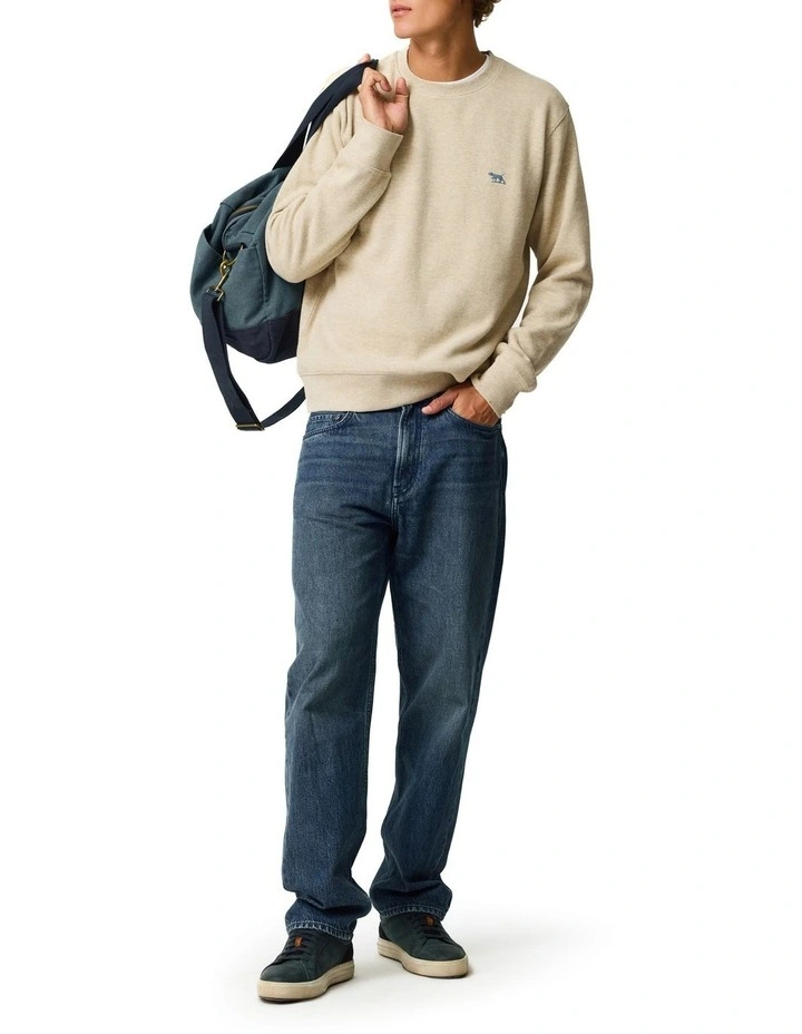 Gunn Crew Neck Sweat in Oat image 2