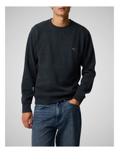 Gunn Crew Neck Sweat in Graphite