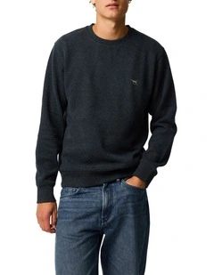 Gunn Crew Neck Sweat in Graphite