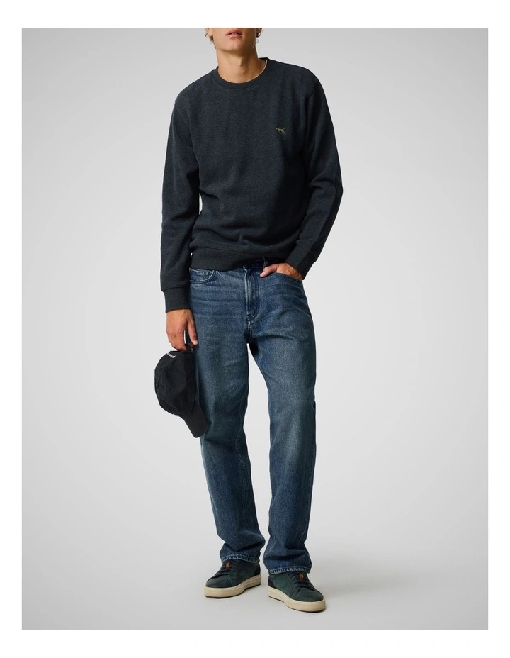 Gunn Crew Neck Sweat in Graphite image 2