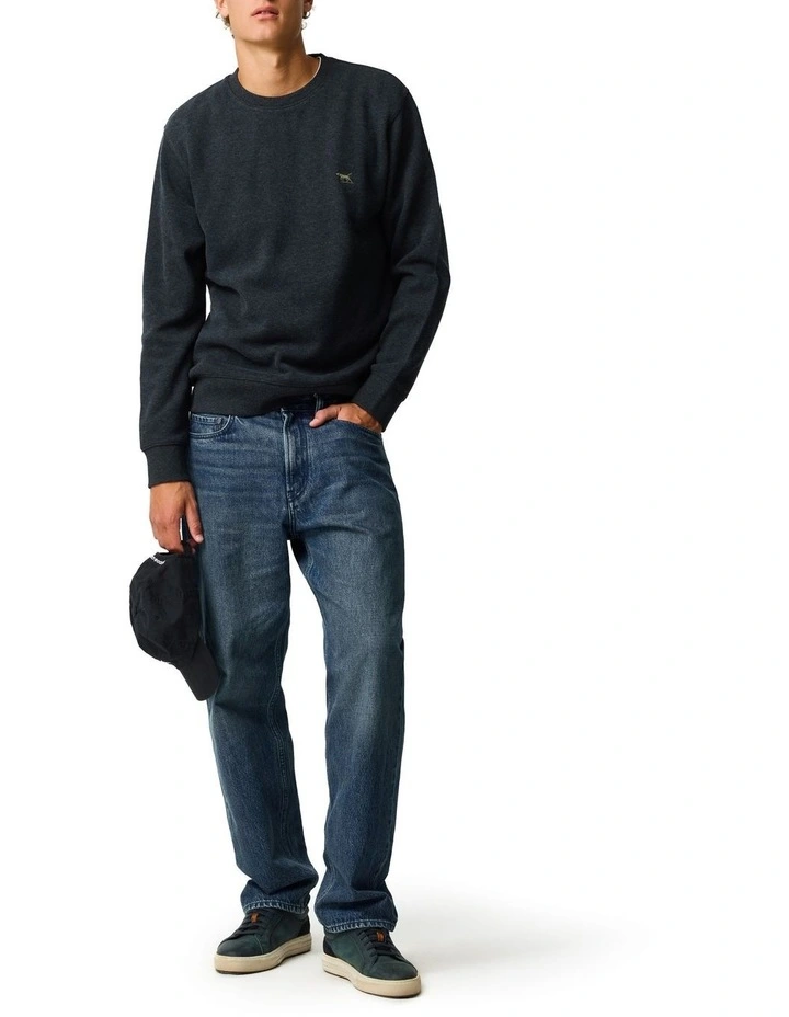 Gunn Crew Neck Sweat in Graphite image 2