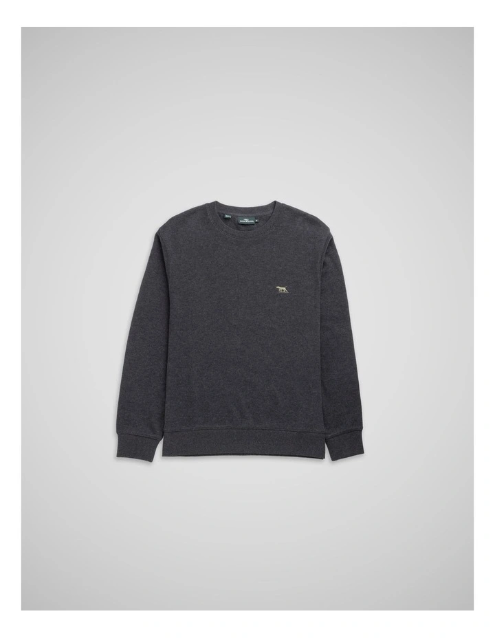 Gunn Crew Neck Sweat in Graphite image 4