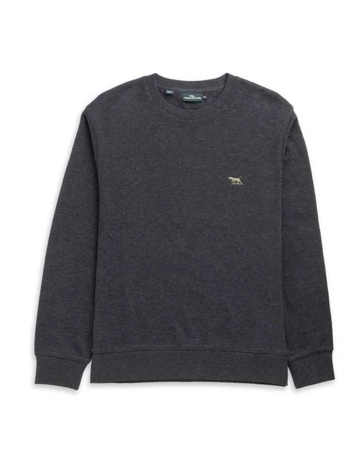 Gunn Crew Neck Sweat in Graphite image 4