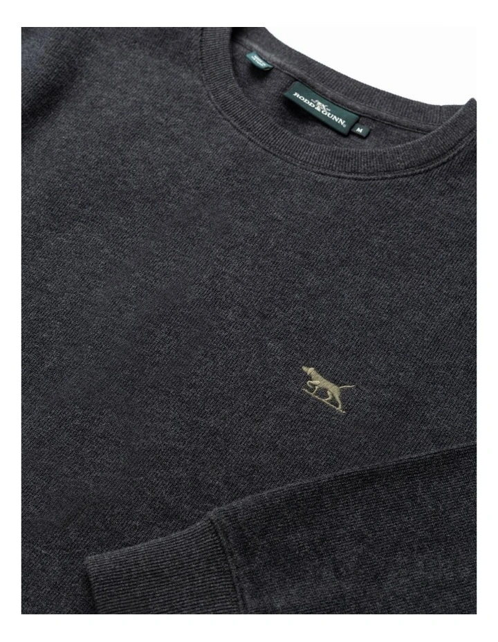 Gunn Crew Neck Sweat in Graphite image 5