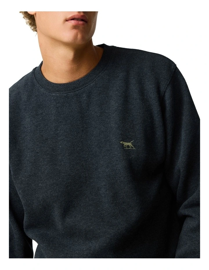 Gunn Crew Neck Sweat in Graphite image 6