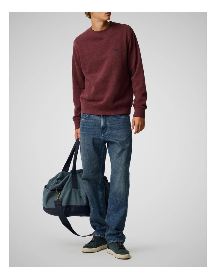 Gunn Crew Neck Sweat in Rust image 2